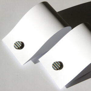 PLYLAND_accessories Cufflinks Blue / Black / White
