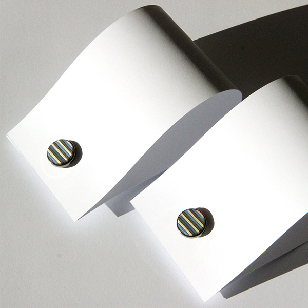 PLYLAND_accessories Cufflinks Blue / Black / White